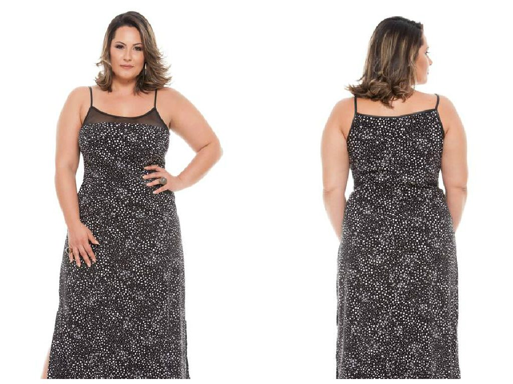 vestidos longos plus size para o dia a dia