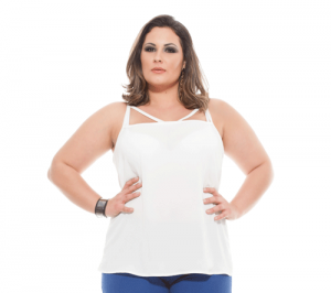 Looks brancos plus size