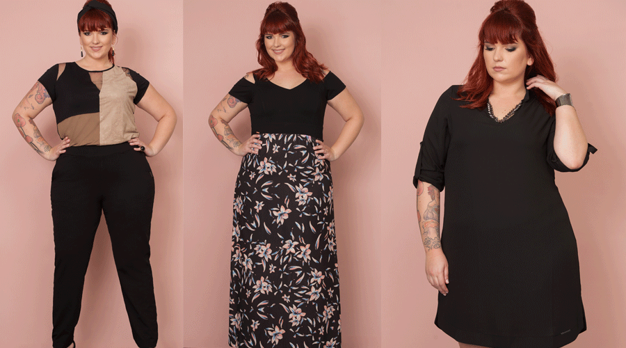 vestido de viscose plus size