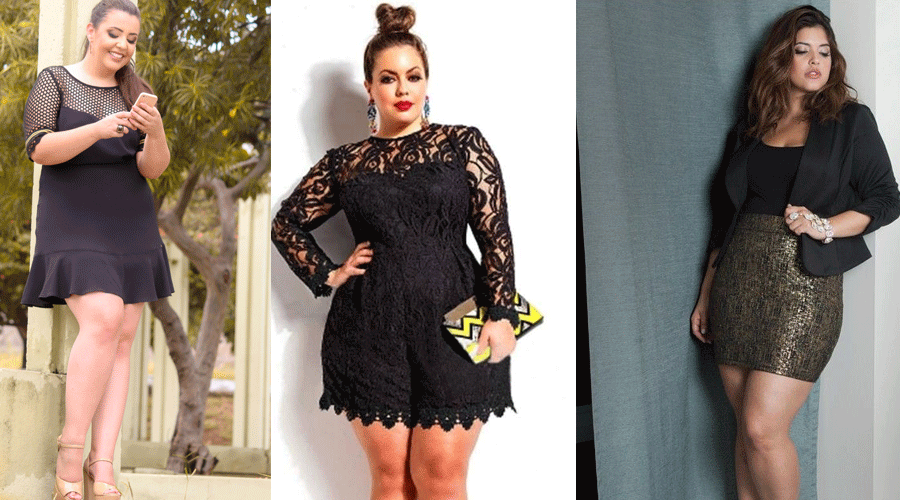 roupas femininas plus size para festa