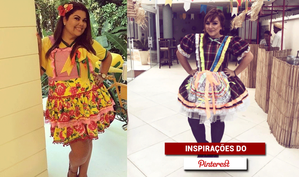 roupa para festa junina plus size