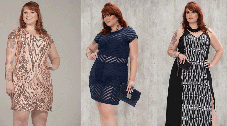 vestidos de festa plus size para jovens