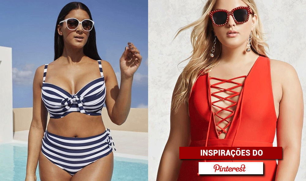 moda praia verão 2019 plus size